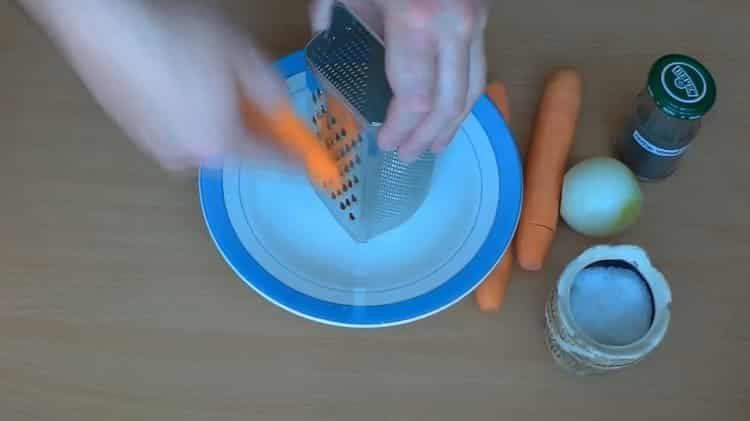 Prepara los ingredientes para cocinar.