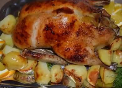 How to learn how to cook a delicious duck with potatoes in the oven 🦆