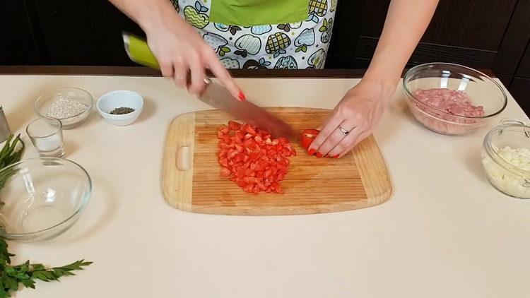 Para cocinar, picar pimienta