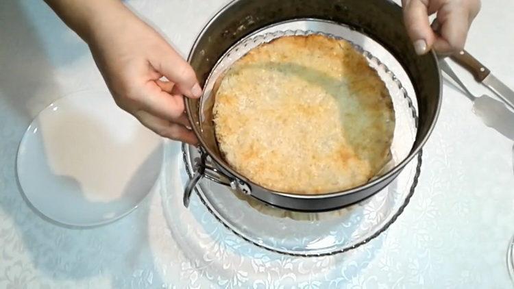 Tarta de feijoa según una receta paso a paso con foto