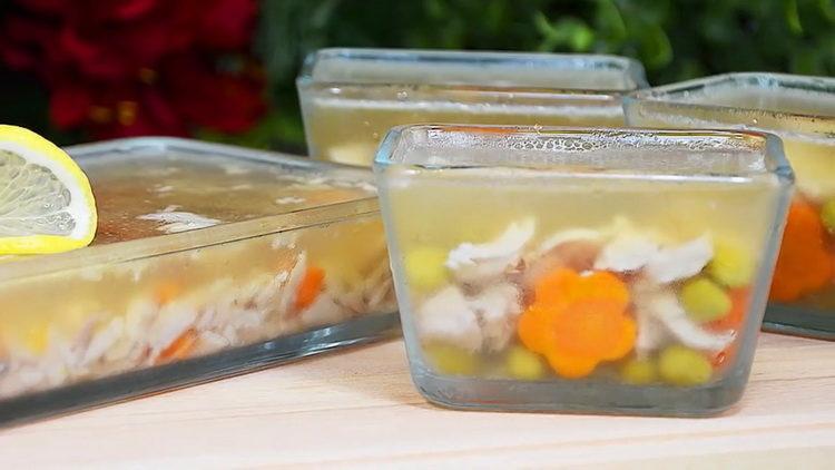 jellied manok na may gulaman na recipe