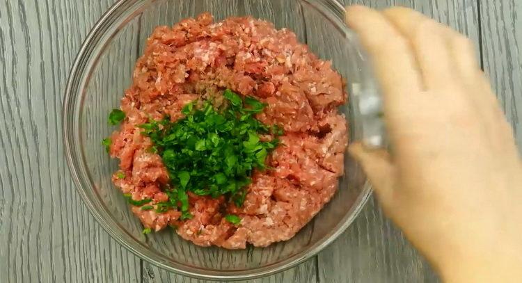 Cook minced meat