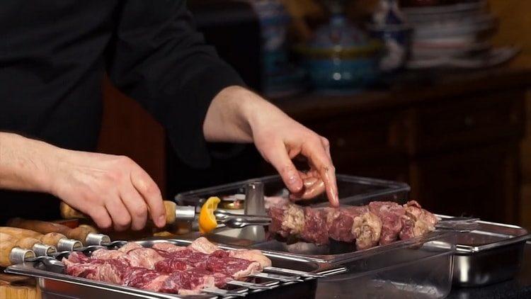Beef skewers - recipe for marinade