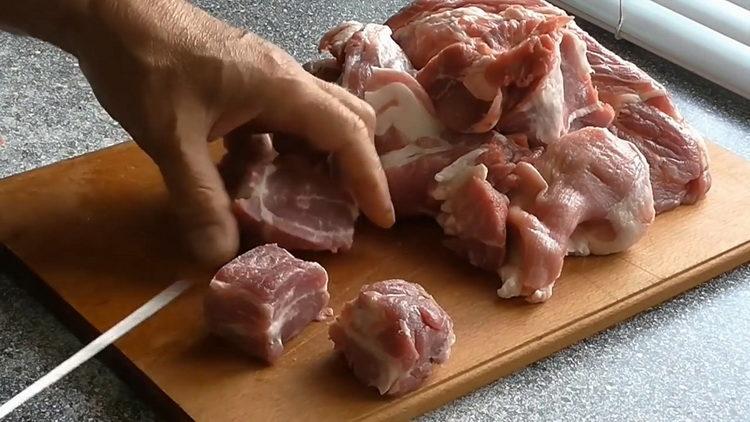 receta de kebab con carne de cerdo mineral
