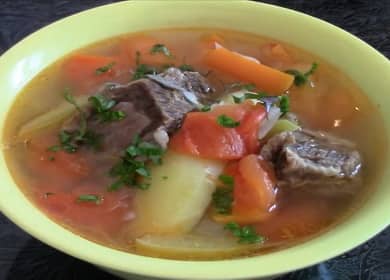 Oriental beef shurpa - a simple and delicious recipe 🍲