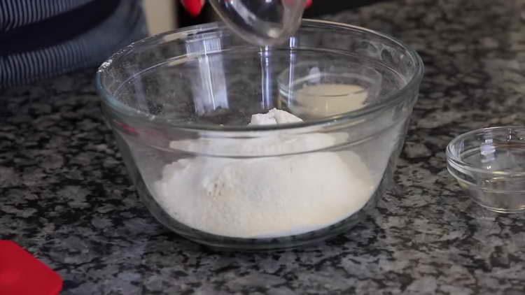 add salt to flour