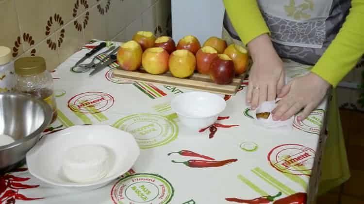 Préparez les ingrédients pour la cuisson.