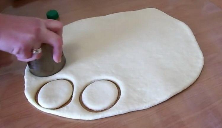 squeeze out the dough