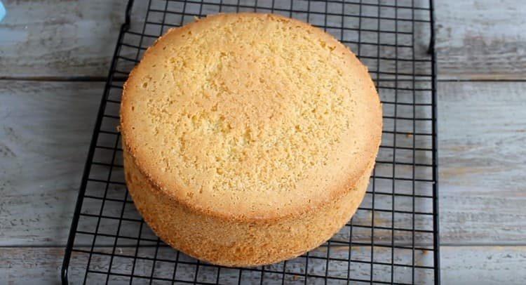 C'est un biscuit de gâteau magnifique et simple, qui est toujours obtenu.