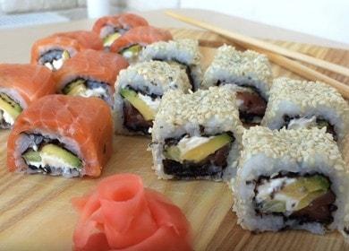 How to make delicious sushi  at home