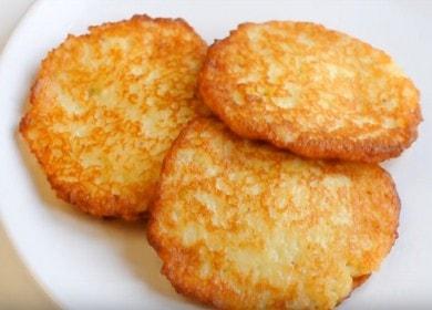 The classic recipe for the most  delicious potato pancakes