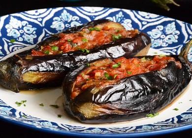 Imam Bayalah de l'aubergine - une recette simple