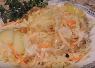 Sauerkraut with apples and honey 🍎
