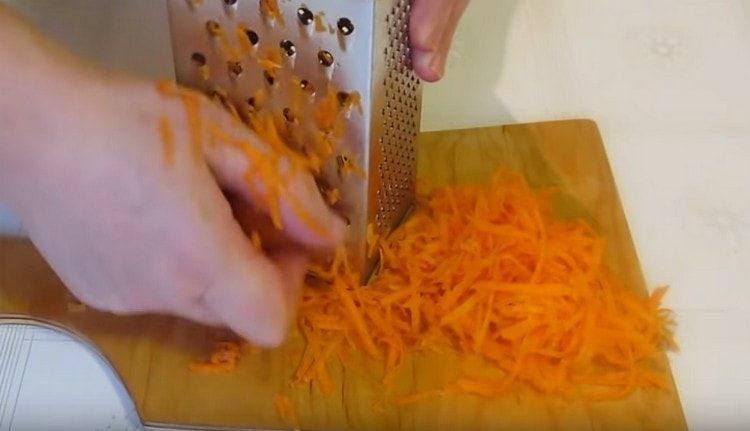 râper les carottes.