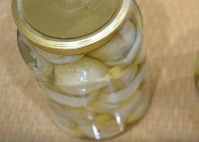 Elastic pickled champignons for the winter 🍄