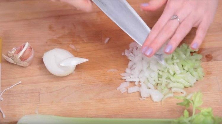 chop the onion.