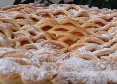 Very tasty and simple  apricot pie