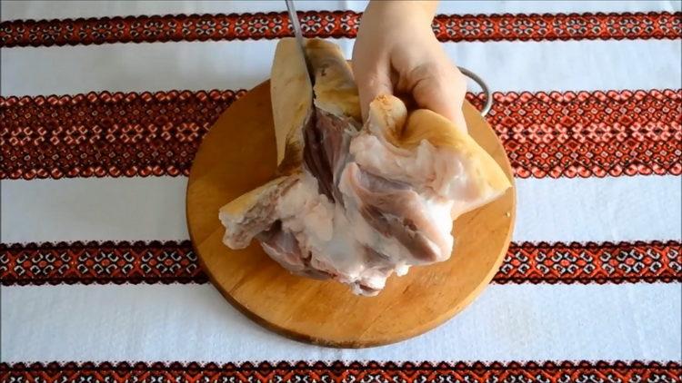 How to cook pork knuckle baked in the oven