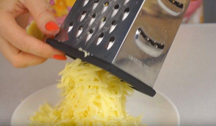 grate the cheese.