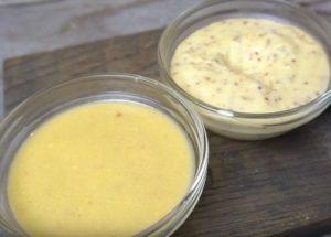 Preparing the Caesar Salad Sauce correctly: two options, step by step photos.