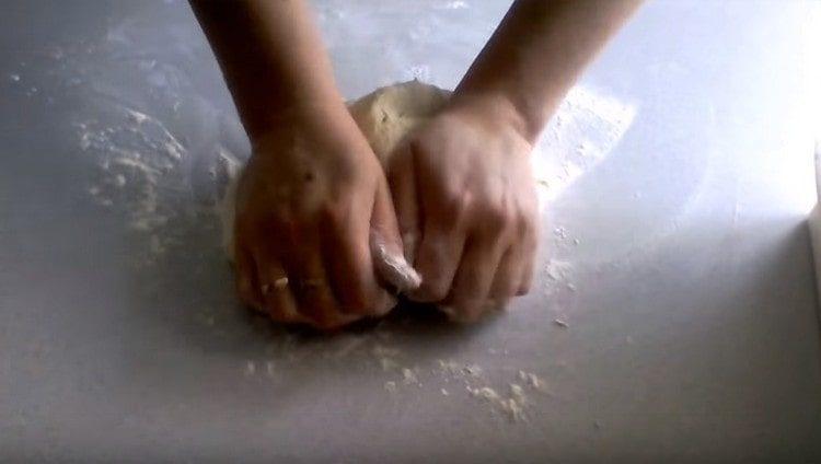 knead the dough.