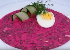 Cooking delicious cold borsch: recipe with step by step photos.