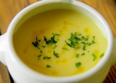 Recipe for leek soup puree 🍵