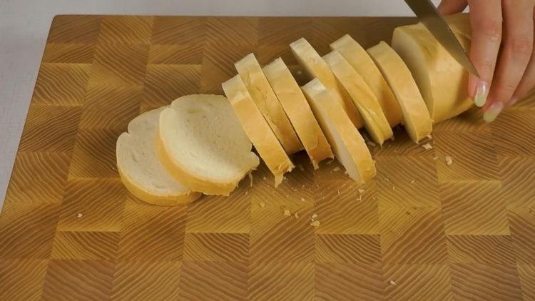 chop bread