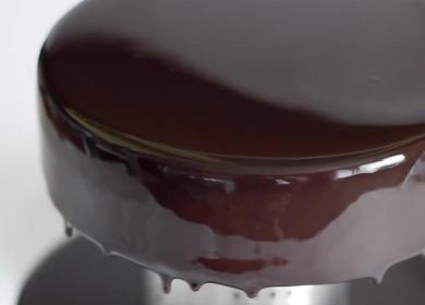 Glaseado de chocolate súper brillante  para pastel