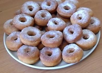 Donuts en pain d'épice sur kéfir 