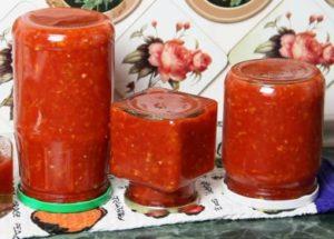 préparer une tentation de tomates épicées pour l'hiver pour une recette simple