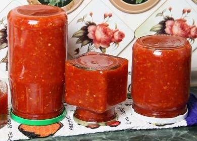 Deliciosa adjika Zamanikha de tomate - receta para el invierno🍅