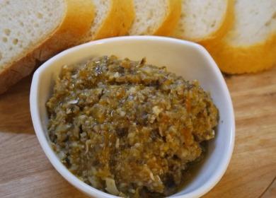 Mushroom caviar is a simple and very tasty appetizer🍄