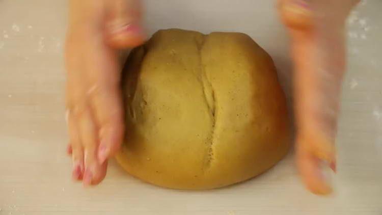 knead the dough with your hands