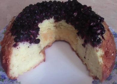 Cottage cheese cake with berry berry recipe🥧