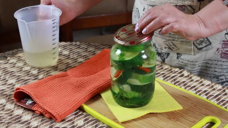 Bulgarian zucchini for the winter according to a step by step recipe with photo