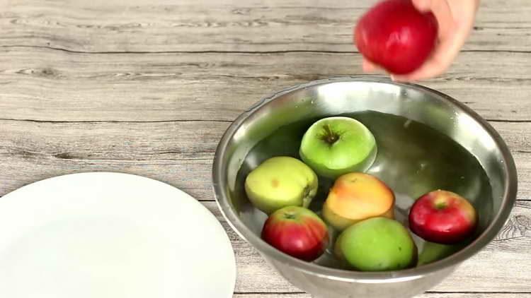 laver un kilo de pommes