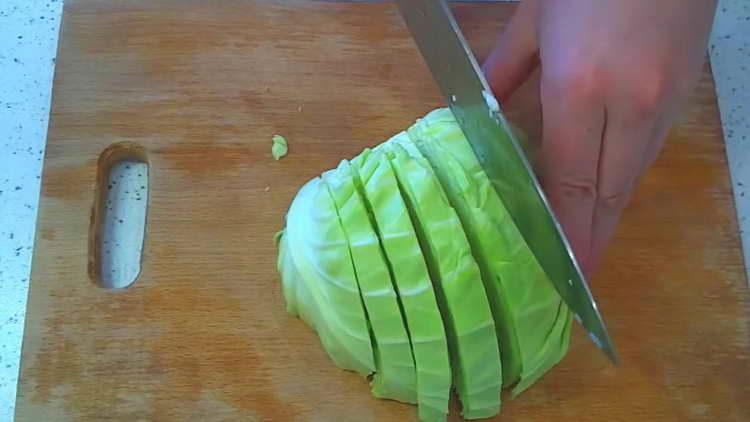 chop steak cabbage