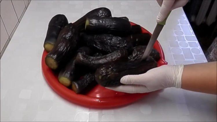 faire des aubergines dans des aubergines