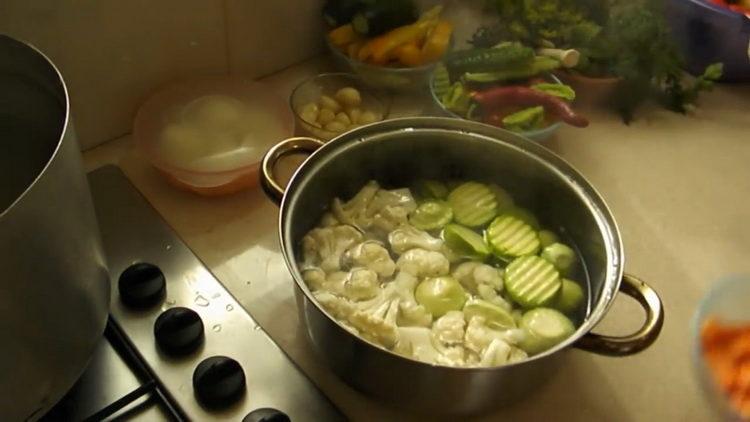 preparar los ingredientes