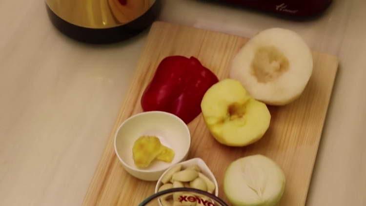 modo limpio y manzanas y peras