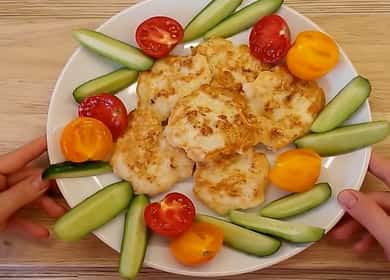 Tasty and delicate  chopped chicken fillet