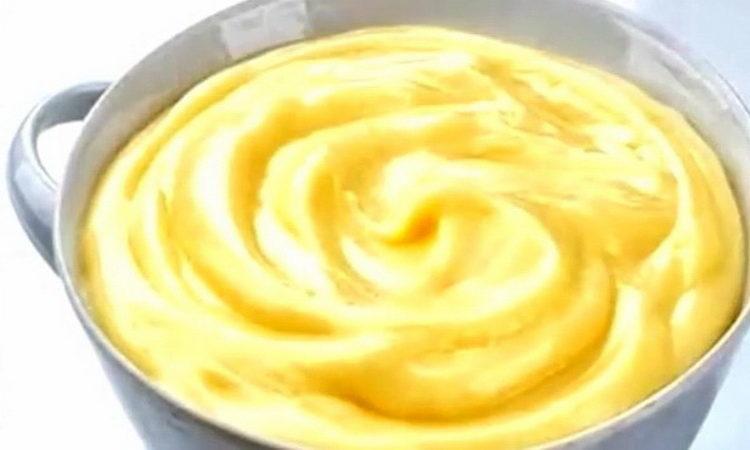 Custard for Napoleon on a step by step recipe with photo