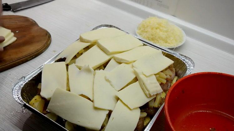 étaler le fromage