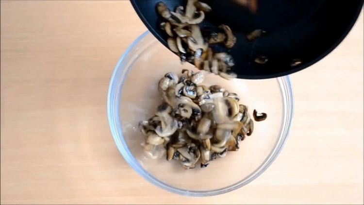 faire frire les champignons