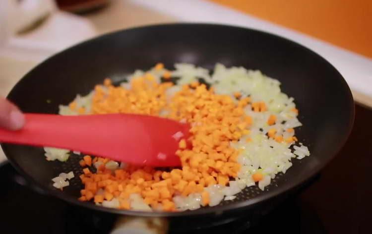 freír zanahorias