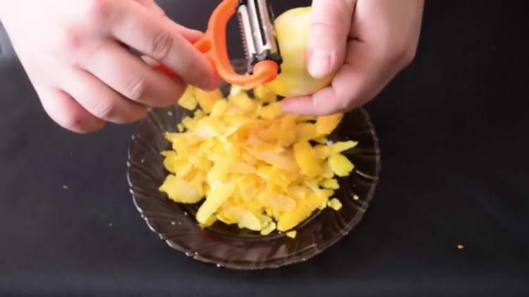 remove zest from lemons