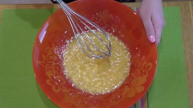 beat the dough with a whisk