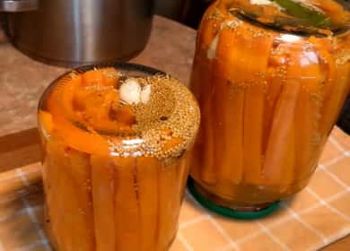 Pickled carrots for winter without vinegar 🥕