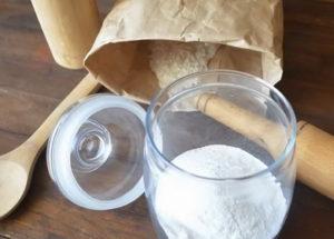 Rice flour according to a step by step recipe with a photo